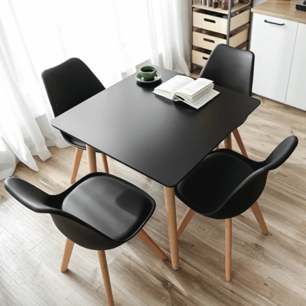 Bàn ăn vuông gỗ giá rẻ hiện đại HM1541e